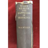 The Work, Wealth and Happiness of Mankind First edition no D/W, 1931