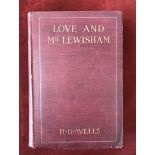 Love and Mr. Lewisham by H.G. Wells, First edition, no D/W