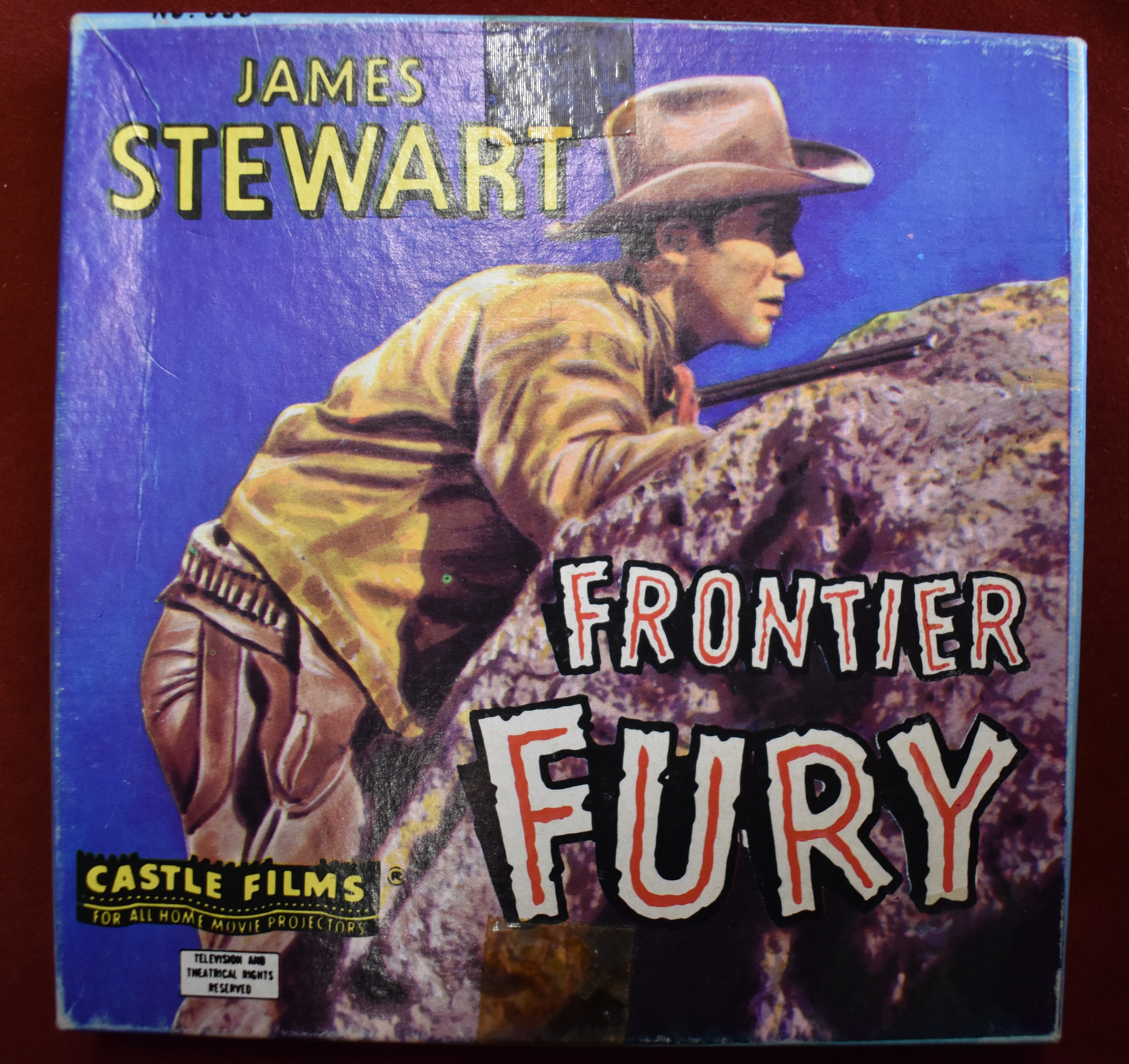 Frontier Fury (Winchester 73) staring James Stewart Cine Film Super 8mm in B/W and Silent,