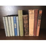 16 Vintage Books including Tartarin of Tarascon by Alphonse Dudet 1968 and 6 x by author W.H. Hudson