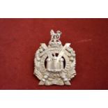 King's Own Scottish Borderers WWII Glengarry Badge (White-metal), lugs. Slight defect on top left