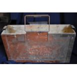 British Korean War 303 Ball Ammunition Carry box, stamped '288 Cart 303 Ball, MK7 CTN, I.S.A & A, CB