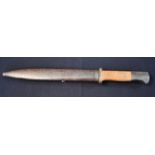 German WWII Mauser Bayonet with maker '162y' obverse of the ricasso and '43ASW' on the reverse,
