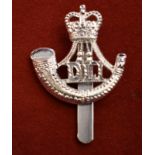 Durham Light Infantry 5th, 7th, 8th and 9th Battalions EIIR Cap Badge (Anodised), two lugs and