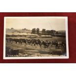 Military Camp Postcard - 1915 RP Postcard Boyton Camp, Wilts "Stables" at Corydon Camp… Fine