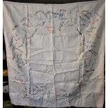 Military Fort Paull Embroidered Cloth with the names of the servicemen stitched with a KC and Ubique