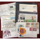 1978 FIFA World Cup Football Covers and later to 1986 Overseas sets, m/s sheet FDC's (15)