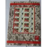 Great Britain 2006 England World Cup Winners, Royal Mail Smilers Sheet / The Bobby Moore Fund for
