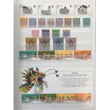 Hong Kong 1982-2001 very fine u/m mint collection in a Jumbo Stockbook many sets and miniature