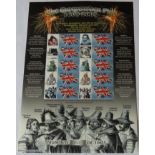 Great Britain 2005 The Gunpowder Plot 1605-2005 Bradbury / RM 'History of Britain' Sheet No 2, Ten x