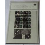 GB 2008 Prince Charles 60th Birthday Royal Mail sheet. 10 x Wales first class stamps with attached