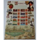 Great Britain 2012 King George IV 1820-1830, Royal Mail / Bradbury History of Britain Sheet No.