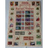 Great Britain 2006 Europa Stamps - 50th Anniversary, Royal Mail Smilers Sheet / Belgica Heyser