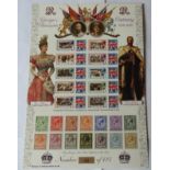 GB 2010 George V Accession Centenary, Royal Mail / Bradbury History of Britain Sheet no 48.