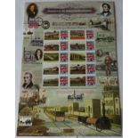 GB 2009 Pioneer of the Industrial Revolution, Royal Mail / Bradbury History of Britain Sheet no