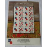 Great Britain 2008 Lest we Forget / Remembrance Our Nations Fallen Heroes, Royal Mail Smilers Sheet,