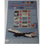 Great Britain 2009 British Air Services 1919-2009, Royal Mail Smilers Sheet, Ten Aircraft De