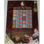 Great Britain 2008 Jubilee of Queen Victoria, Royal Mail Smilers Sheet, 1887 Jubilee Issues, 10 x