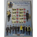 GB 2009 National Association of Retired Police Officers, Royal Mail / Bradbury History of Britain