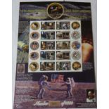 GB 2009 Apollo II Moon Landing 40th Anniversary, Royal Mail / Bradbury Sheet. 10 Isle of Man