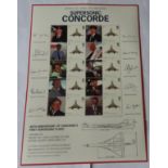 Great Britain 2009 Supersonic Concorde 40th Anniversary, Royal Mail Smilers Sheet, Ten Captains