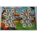 GB 2008 Noddy and Friends, Royal Mail Smilers Sheet LS53. 20 x first class balloons stamps with