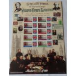 GB 2010 William Gladstone Life and Times, Royal Mail / Bradbury History of Britain Sheet no 44.