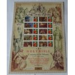 Great Britain 2011 King James Bible 1611-2011. Royal Mail / Bradbury History of Britain Sheet No. 79