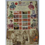 Great Britain 2007 Kings of England 1395-1485 Bradbury / Royal Mail 'History of Britain' Sheet No