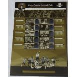 Great Britain 2012 Notts County Football Club 150 years, Royal Mail Smilers Sheet, 10 x first-