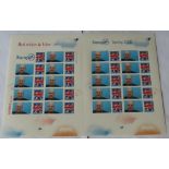 GB 2008 Red, White and Blue/Spring Stampex, Royal Mail Smilers Sheet, 10 x Union Jack first class
