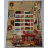 GB 2010 Queen Anne 1702-1714, Royal Mail / Bradbury History of Britain Sheet no 64 (500 only). 10