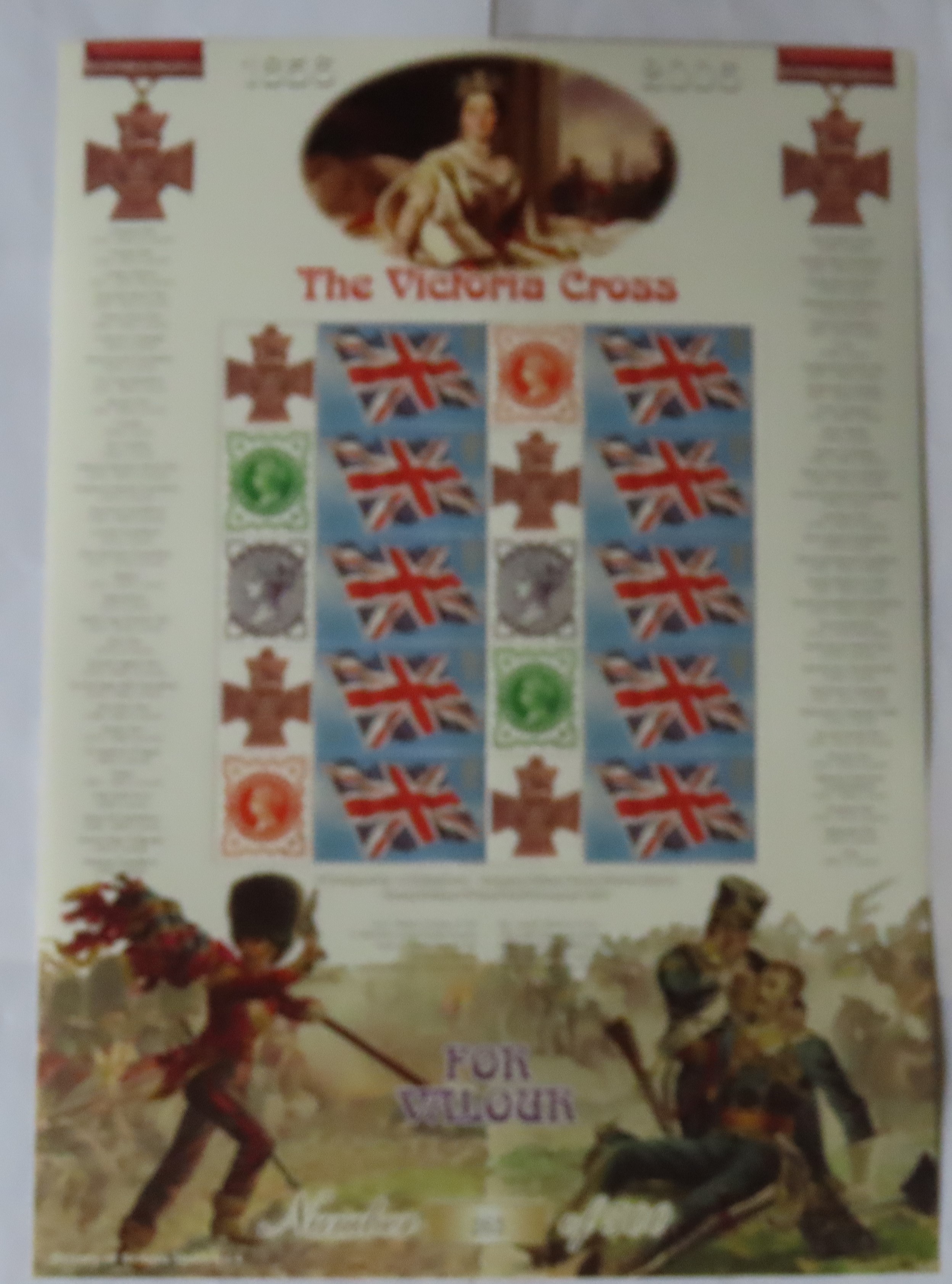 Great Britain 2005 The Victoria Cross 1856-2006 Bradbury / RM 'History of Britain' Sheet No 4. Ten x