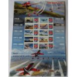 GB 2008 Air Displays 90th Ann Bradbury / Royal Mail 'History of Britain' Sheet No 20. Ten x FC UJ