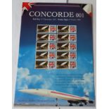 Great Britain 2007 Concorde 001 /Roll Out 1968 Maiden Flight 1969, Royal Mail Smilers Sheet, 10 x