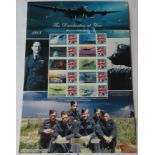 GB 2008 The Dam busters at War, Royal Mail / Bradbury History of Britain Sheet no 21. 10 x first