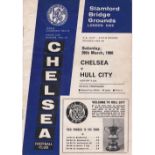 Chelsea v Hull City 1966 March 26th FA Cup Sixth Round