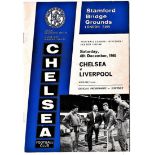 Chelsea v Liverpool 1965 December 4th League