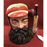 Another Royal Doulton W G Grace 6.5 inch Large Character Jug in very fine condition