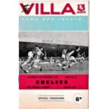 Aston Villa v Chelsea 1965 November 27th League