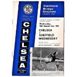 Chelsea v Sheffield Wednesday 1965 September 15th League