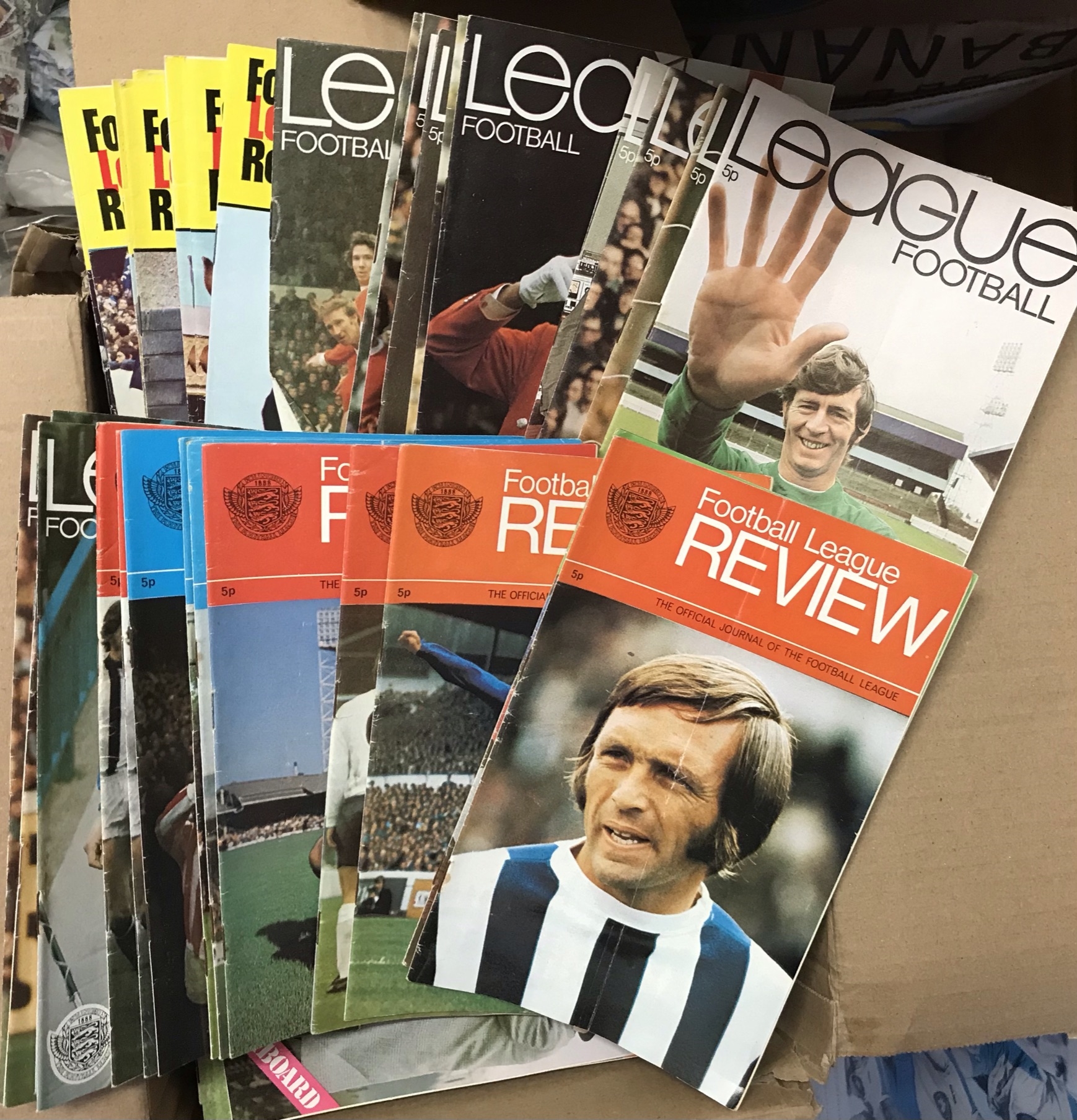 1970s League Football Review Programmes (155) mostly very fine condition. Buyer collects this lot