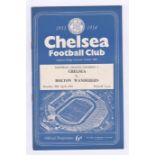 Chelsea v Bolton Wanderers 1954 10th April League Division 1 score in pen rusty staples