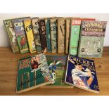 Cricket Annuals including New Chronicle Cricket Annuals 1950s (6), Sunday Chronicle Cricket