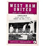 West Ham United v Chelsea 1965 April 12th League