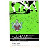 Fulham v Chelsea 1965 August 28th League