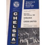 Chelsea v Leeds United 1966 February 12th FA Cup Fourth Round