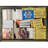 Football cards in a box file, Pro Set, Futera etc. some duplication, plenty of Liverpool (100s)