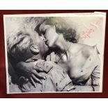 Original Publicity Photo 10" x 8" from "Ice Cold in Alex" of John Mills and Sylvia Sims (signed