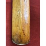 Cricket bat, S5 Leslie Ames autograph club bat signed on shoulder C D Jardine 28/7/53 plus MCC and